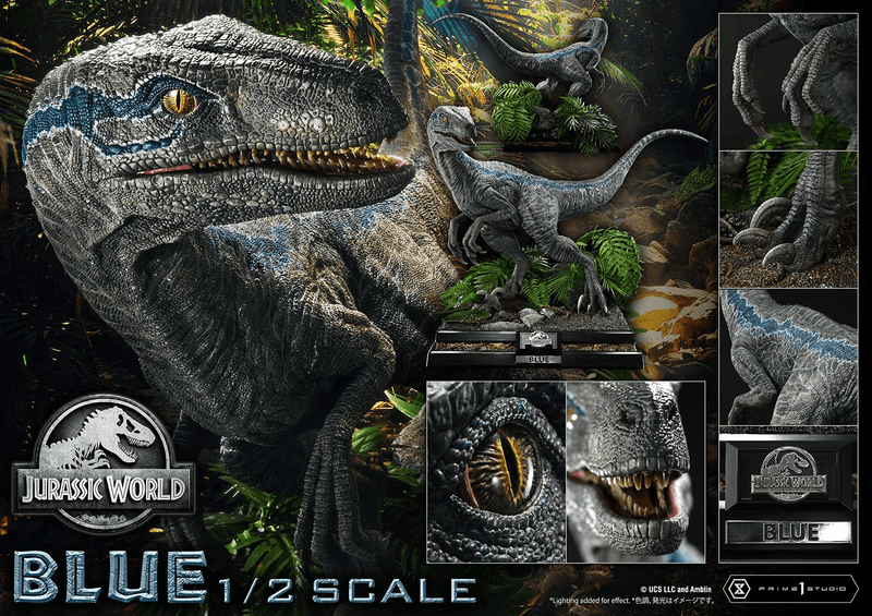 Legacy Museum Collection Jurassic World: Fallen Kingdom (Film) Blue 1/2 Scale 			