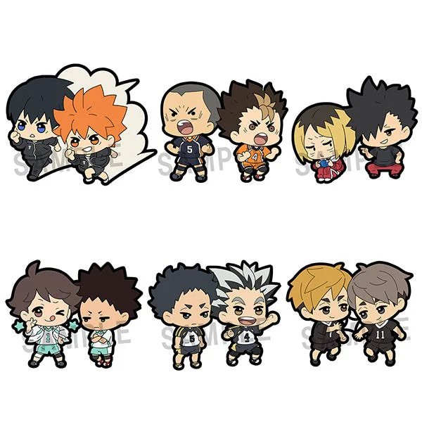 MegaHouse Rubber Mascot Buddycolle Haikyu!（Repeat）(1pc / 6pc per box) - Haikyu!!