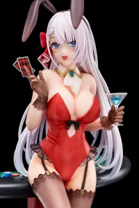 Hakoiri-musume Riselia Ray Crystalia wearing crimson bunny costume with Nip Slip Gimmick System - The Demon Sword Master of Excalibur Academy - photo 10