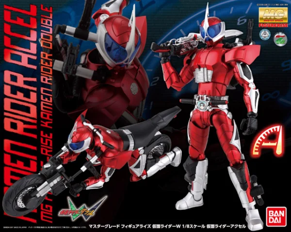 BANDAI HOBBY MG Figure-rise 1/8 Kamen Rider w/ Accel - Kamen Rider: Masked Rider