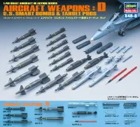 Hasegawa [X48-8] 1:48 AIRCRAFT WEAPONS D : U.S. SMART BOMBS & TARGET PODS - Kit Accessories - photo 1