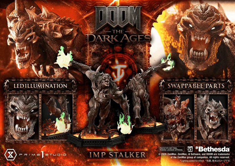 Prime 1 Studio Ultimate Premium Masterline DOOM: The Dark Ages Imp Stalker 			 - DOOM
