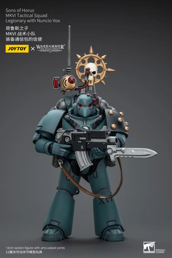 JOYTOY Sons of Horus MKVITactical Squad Legionary with Nuncio Vox - Warhammer 40K