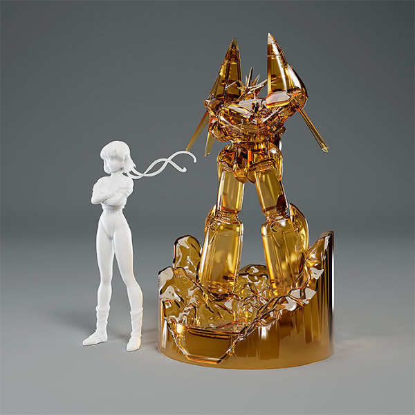 PLAMAX MF-81 minimum factory Noriko Takaya with Gunbuster: Effect Color Ver.
