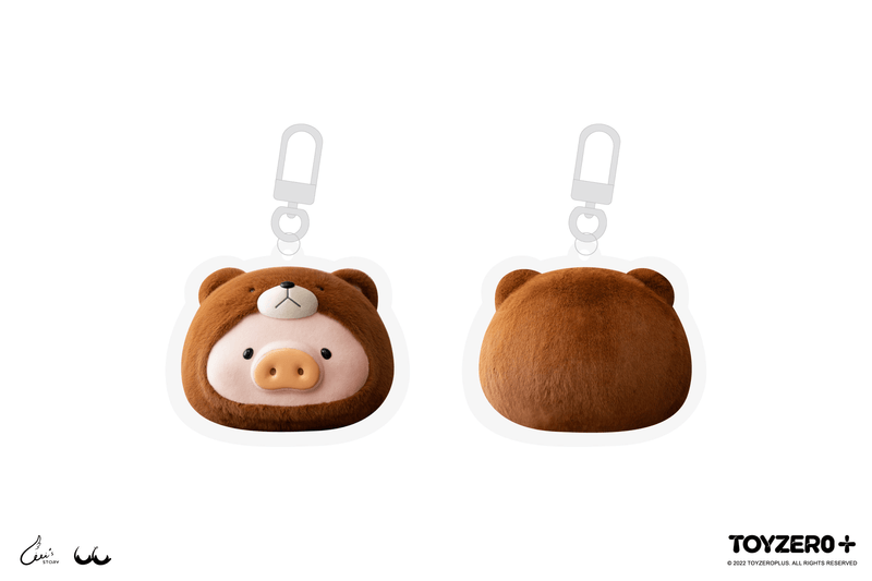 LuLu the Piggy Teddy LuLu - Acrylic Keychain (Big Head ver.)