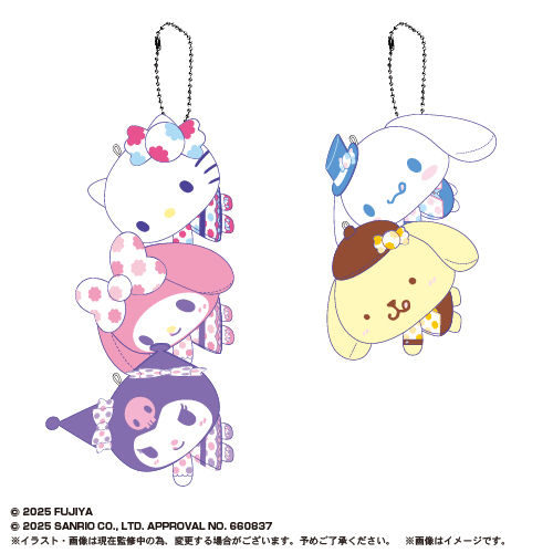 Mliky×Sanrio Characters Tetecole (1 box/5 types)