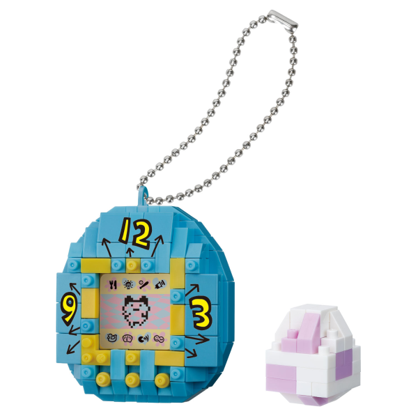 First Generation Tamagotchi (White), "Tamagotchi", Nanoblock Character Collection Series (Box/12)