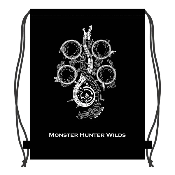 CAPCOM MONSTER HUNTER WILDS Knapsack Title Logo Symbol - Monster Hunter
