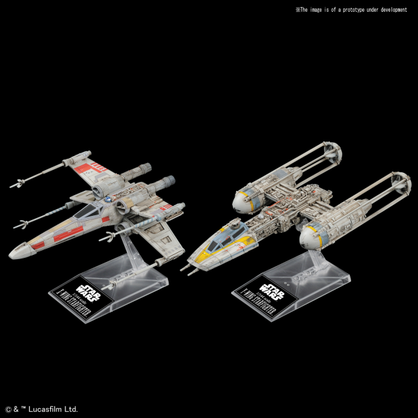 1/144 X-WING STARFIGHTER & Y-WING STARFIGHTER