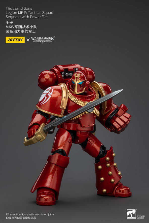 Thousand Sons Legion MK IV Tactical Squad Sergeant with Power Fist