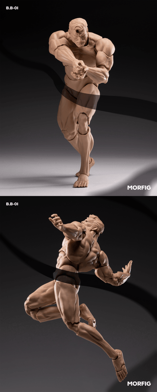 INART- Blank Male Body 1/12 Action Figure (Skintone)