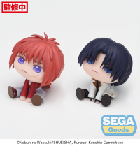 QyuruMe TV Anime "Rurouni Kenshin" Mini Figure "Kenshin Himura ･ Aoshi Shinomori" (EX) 2