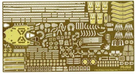 Fujimi [TOKU-80 EX-101] 1/700 Photo-Etched Parts for IJN Heavy Cruiser Atago (w/2 pieces 25mm Machine Cannan) - Kit Accessories