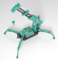 MODEROID MAEDA SEISAKUSHO Spider Crane (Green)(re-run) 5