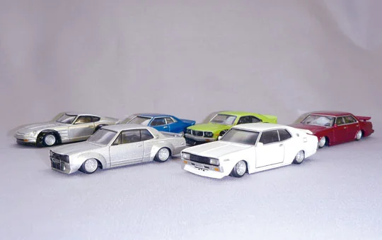 Aoshima 1/43 [New-August] 330 CEDRIC PATROL CAR (SQUARE SONIC TYPE)ENKEI DISH - Scale Kits