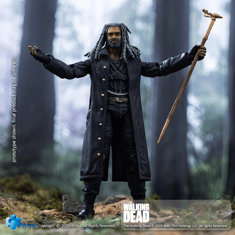 HIYA Exquisite Mini Series 118 Scale 4 Inch The Walking Dead Ezekiel Action Figure