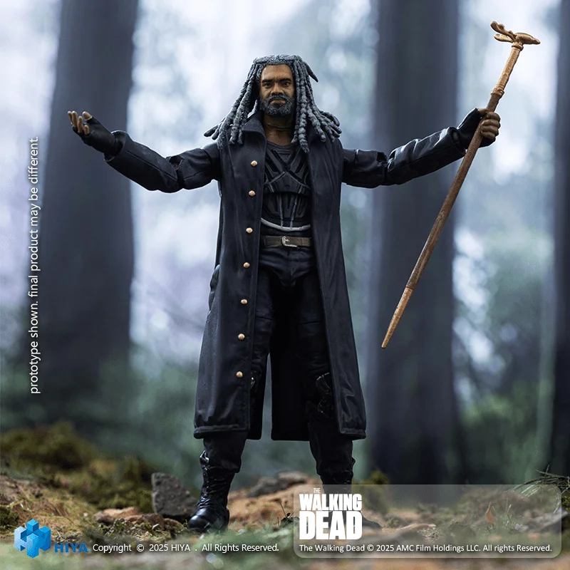 HIYA TOYS HIYA Exquisite Mini Series 118 Scale 4 Inch The Walking Dead Ezekiel Action Figure - The Walking Dead