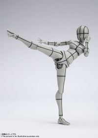 Body Chan -Kentaro Yabuki- Wire Frame (Gray Color Ver.) , Bandai Spirits S.H Figuarts 2