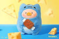 LuLu the Piggy x Capoo - Foodie Lu PVC Face Plush Keychain 8
