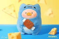 TOYZEROPLUS LuLu the Piggy x Capoo - Foodie Lu PVC Face Plush Keychain - LuLu The Piggy - photo 8