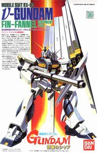 BANDAI HOBBY 1/144 Scale Nu-Gundam FIN Fannel Type - Mobile Suit Gundam: Char's Counterattack