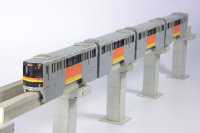 1/150 Scale  Tama Intercity Monorail Series 1000 Paper kit（4cars） 2