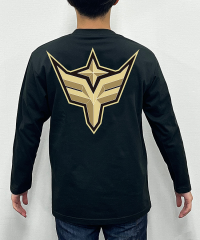 (XL) Bang Brave Face Logo Long T-Shirt Black 6