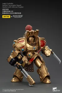 JOYTOY Legio Custodes Aquilon Terminator Squad Aquilon with Infernus Firepike - Warhammer 40K - photo 8