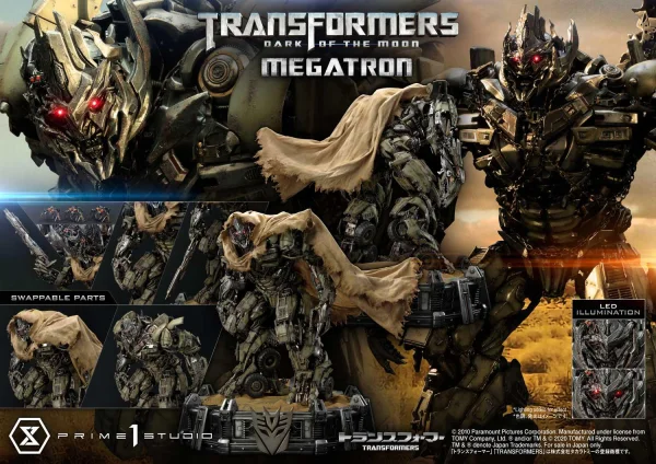 Prime 1 Studio Museum Masterline Transformers: Dark of the Moon (Film) Megatron - Transformers