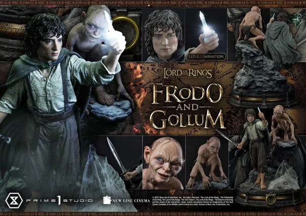 Prime 1 Studio Premium Masterline The Lord of the Rings: The Return of the King (Film) Frodo & Gollum - The Lord of the Rings