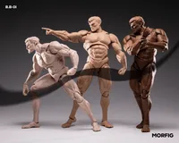 Queen Studios INART- Blank Male Body 1/12 Action Figure (Black) - Action Figures - photo 3