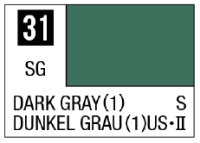 Mr Color Spray - S31 Dark Gray 1 (Semi-Gloss/Vessel) 1