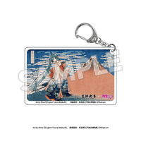 Katsushika Hokusai x Hatsune Miku Clear Acrylic Keychain 3