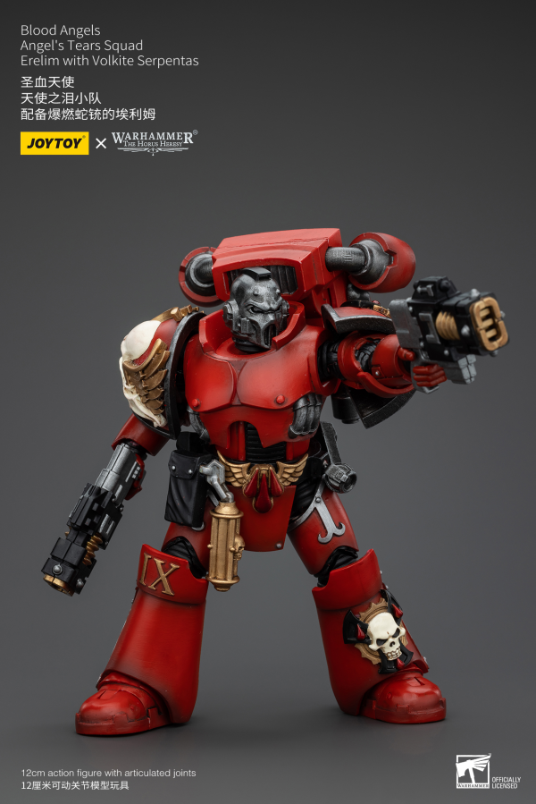 Blood Angels Angel's Tears Squad Erelim with Volkite Serpentas