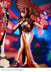 PRISMA WING fuzichoco original Illustration Scarlet Umbrella and Peony 1/7 Scale Pre-Painted Figure 9