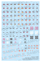 MEGAMI DEVICE M.S.G PUNI☆MOFU LONG EYE DECAL SET 5