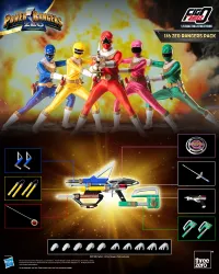 threezero Power Rangers Zeo - FigZero 1/6 Zeo Rangers Pack - Power Rangers - photo 9