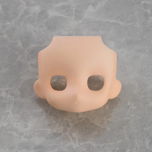 GOOD SMILE COMPANY Nendoroid Doll Customizable Face Plate - Narrowed Eyes: Without Makeup (Peach) - Figure Accessories