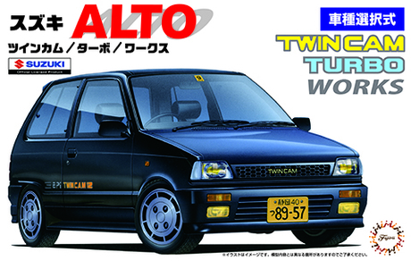 [ID-56] 1/24 Suzuki Alto Twincam/Turbo/Altoworks