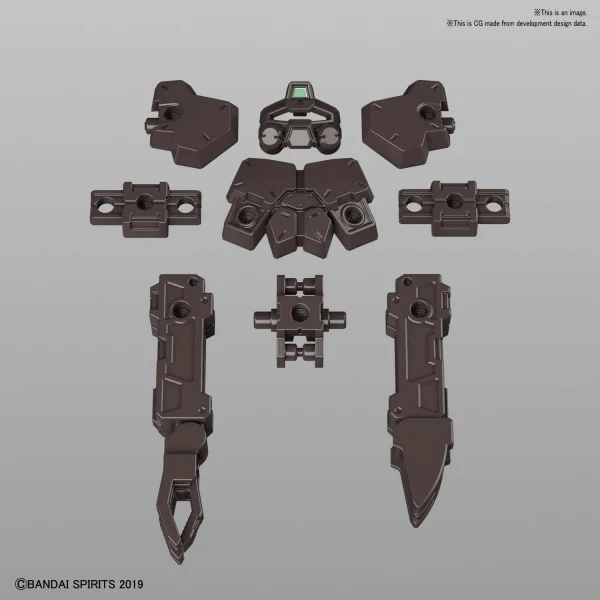 BANDAI HOBBY 30MM 1/144 OPTION ARMOR FOR BASE ATTACK [RABIOT EXCLUSIVE / DARK BROWN] - 30 Minutes Missions (30MM)