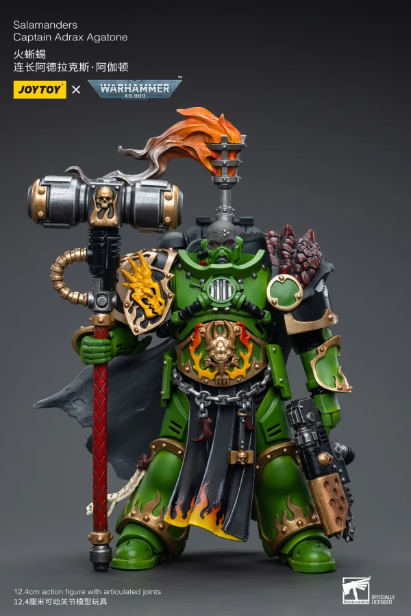 JOYTOY Salamanders Captain Adrax Agatone - Warhammer 40K