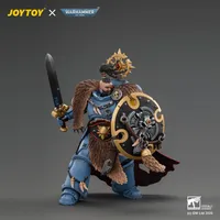 JOYTOY Space Wolves Wolf Guard Battle Leader with Master-crafted Power Weapon, Storm Shield, Thunder Hammer,Master-crafted Heavy Bolt Pistol, and Plasma Pistol - Warhammer 40K - photo 3