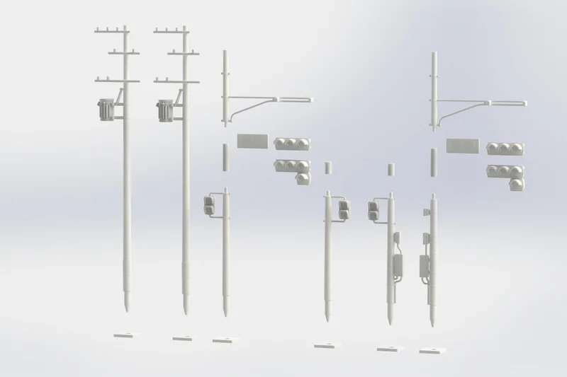 PLUM PMOA Traffic signal Set - Scale Kits