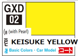 GSI Creos GXD02 - KEISUKE YELLOW - Paints