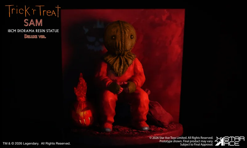 Star Ace 18cm Trick'r Treat Sam diorama resin statue NX - Trick'r Treat