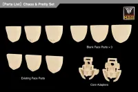 KOTOBUKIYA MEGAMI DEVICE M.S.G 04 FACE SET Chaos & Pretty SKIN COLOR C - Megami Device - photo 1