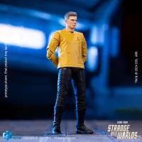 HIYA TOYS Exquisite Mini Series 4 inch STAR TREK STRANGE NEW WORLDS Pike - Star Trek - photo 2