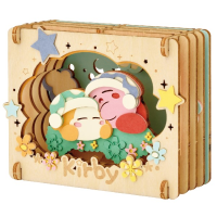 [PT-W15] KIRBY PAPER THEATER ( paper theater ) -Wood Style- / Nap Kirby 2