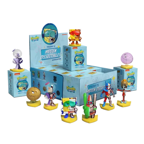 Mighty Jaxx Hidden Dissectibles: SpongeBob SquarePants Series 04 (Super ed.) (12pc per box) - SpongeBob SquarePants