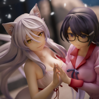 "Nekomonogatari" Tsubasa Hanekawa Set of 2 Complete Figure 17